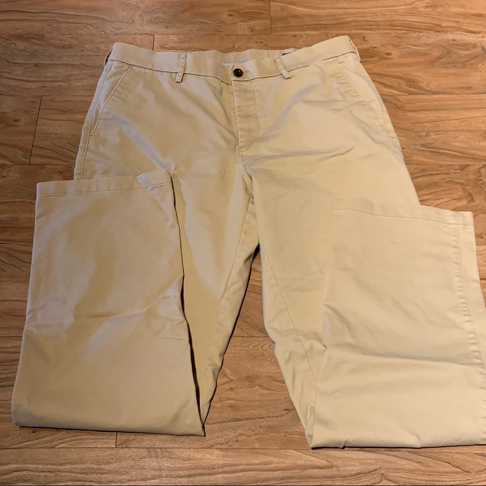 Haggar Straight Fit 36/34 Kakis